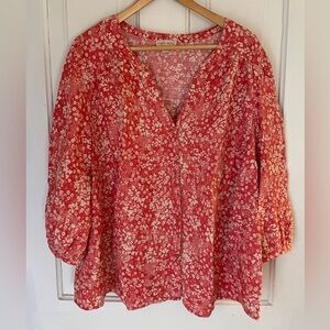 Beautiful Red Blouse